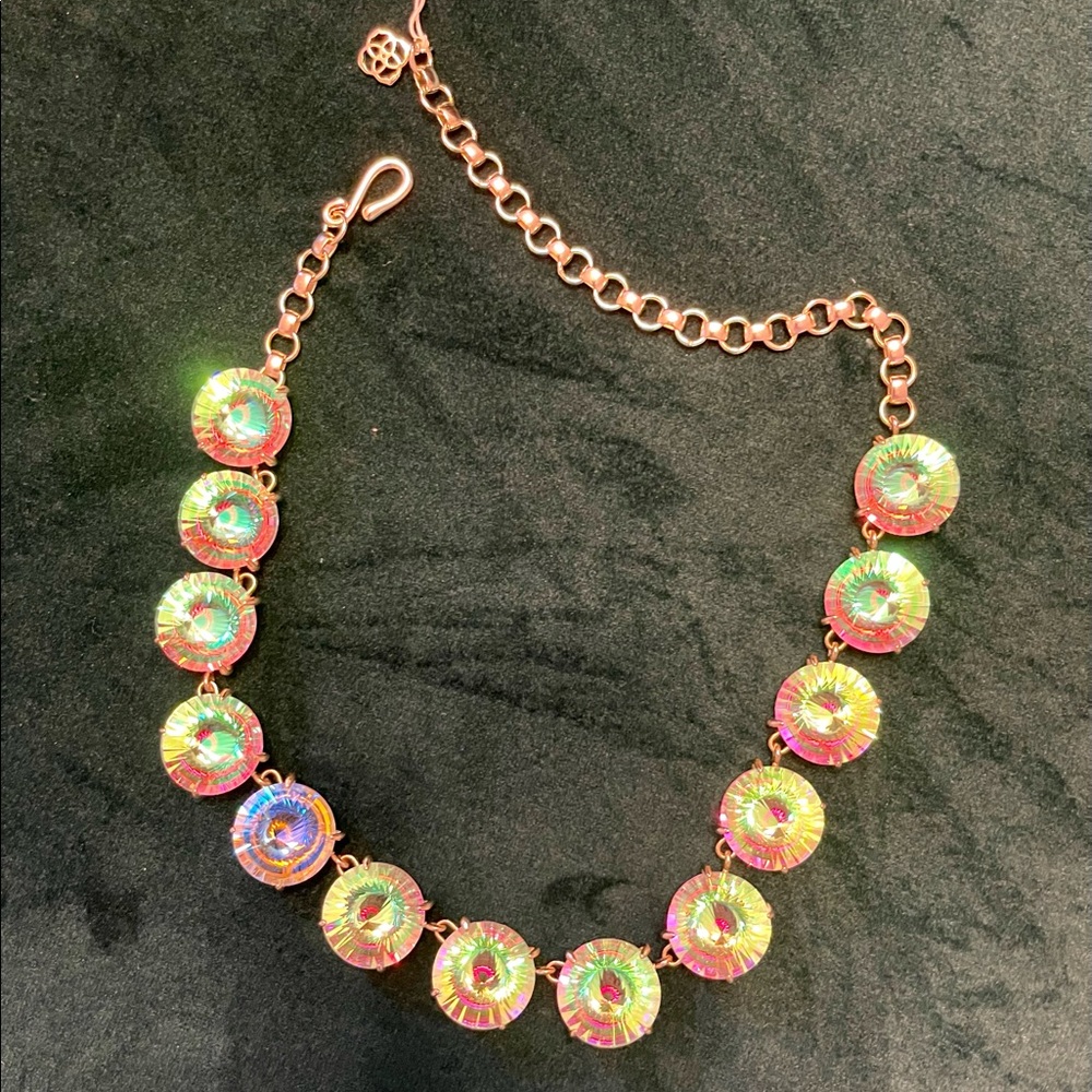Iridescent Gold Necklace